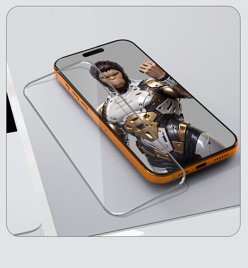 Защитное стекло BLUEO для Apple iPhone 17 Pro Max, прозрачное, антибликовое, антиотпечатковое, противоударное, 0.58 мм