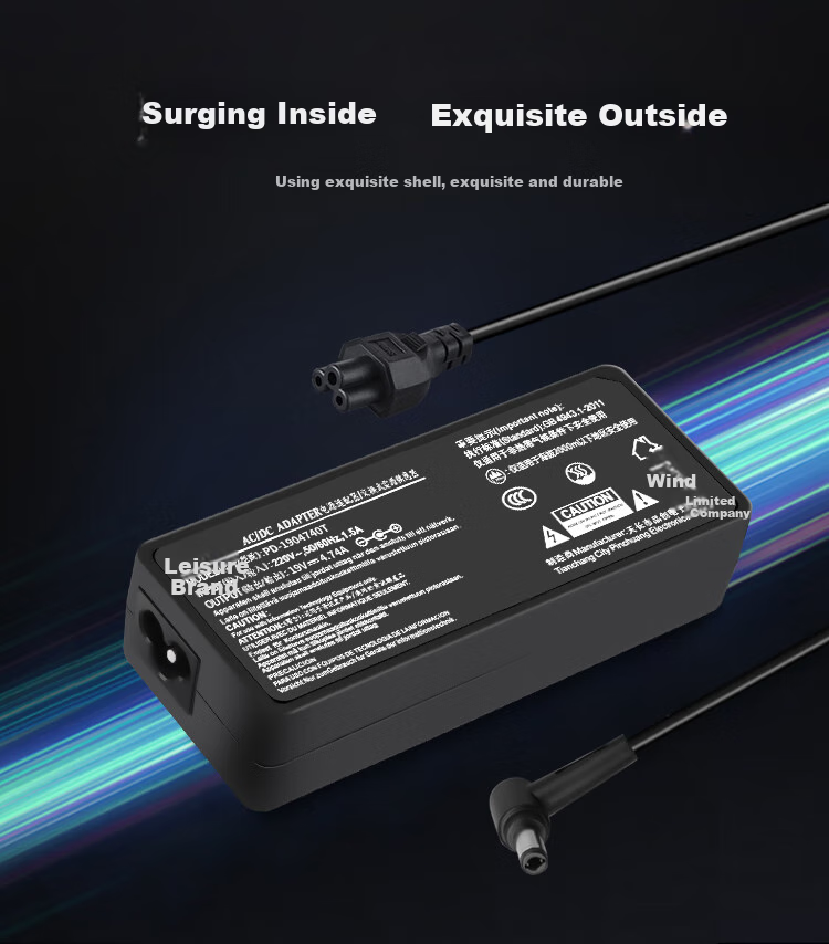 Зарядное устройство для ноутбука Youpin ASUS, совместимое с Lenovo, Shenzhou, Haier, 19V 4.74A, 90W, 5.5*2.5