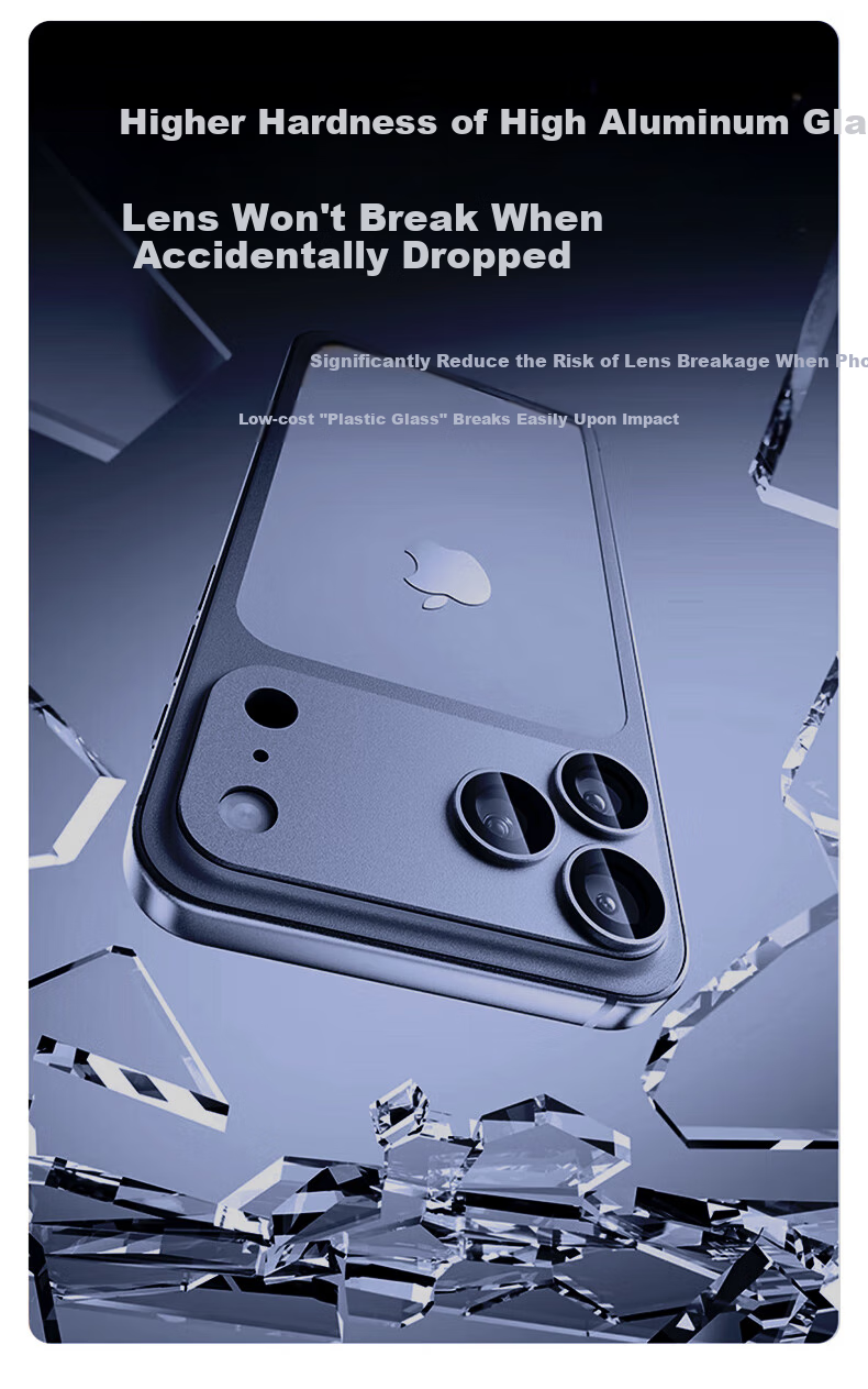Защитная пленка для камеры Smorss AR Enhanced для Apple iPhone 17 Pro Max, закаленное стекло, высокая четкость, износостойкая, защита от царапин, темно-синий