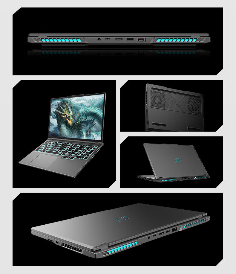 Игровой ноутбук Player Soul Azure Dragon Series RTX5060, 13-е поколение Core i7, 16 ГБ ОЗУ, 512 ГБ SSD, 16-дюймовый QHD 165 Гц