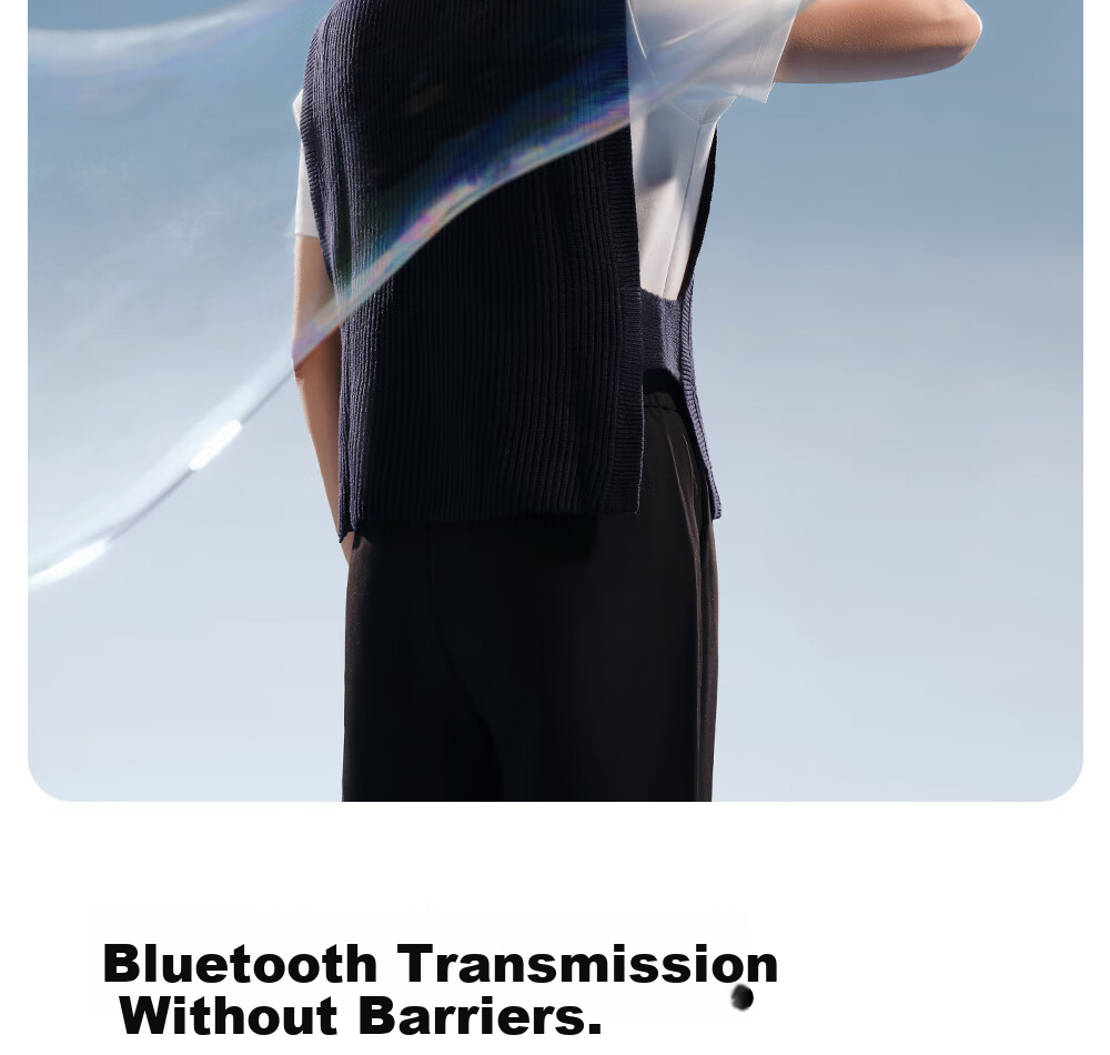 Беспроводные наушники Manbuzhehua Zai Evo Open Bluetooth, с открытым дизайном, длительным временем автономной работы, комфортной посадкой, пространственным звуком, цвет "Туманный розовый", совместимы с Apple, Huawei, Xiaomi