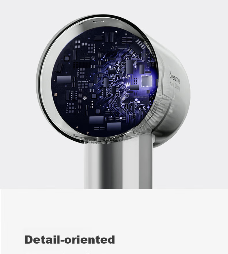 Фен DREAME G20Pro, 1600 Вт, с ионизацией, 4 температурных режима, 2 скорости воздушного потока, золотой