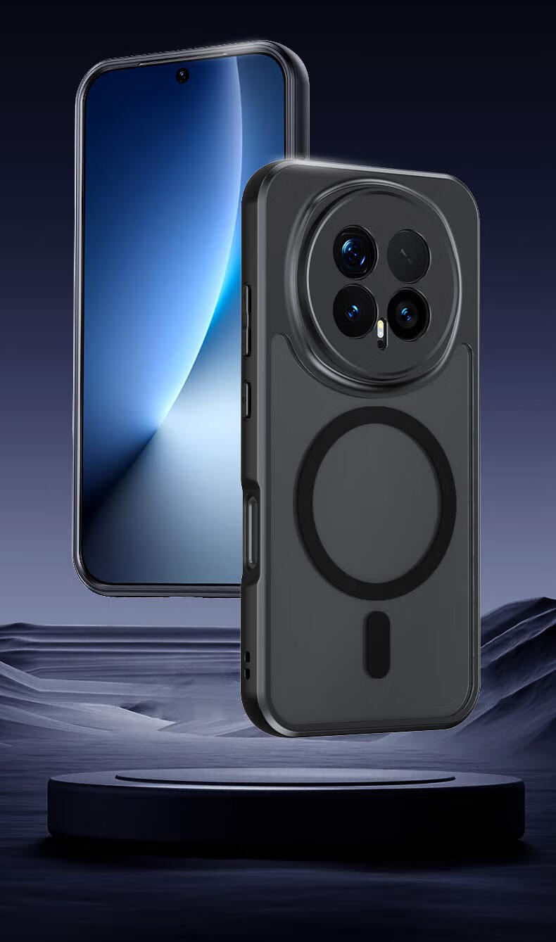 Магнитный чехол Smorss Skin-Feel для Honor Magic8 Pro, силиконовый с мягкими краями, матовый, защита от отпечатков пальцев