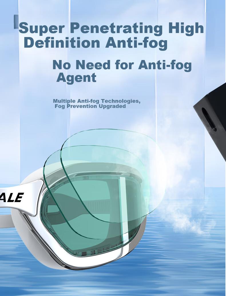 Детские противотуманные очки для плавания SPRING SWHALE, водонепроницаемые, защитные очки для плавания и дайвинга