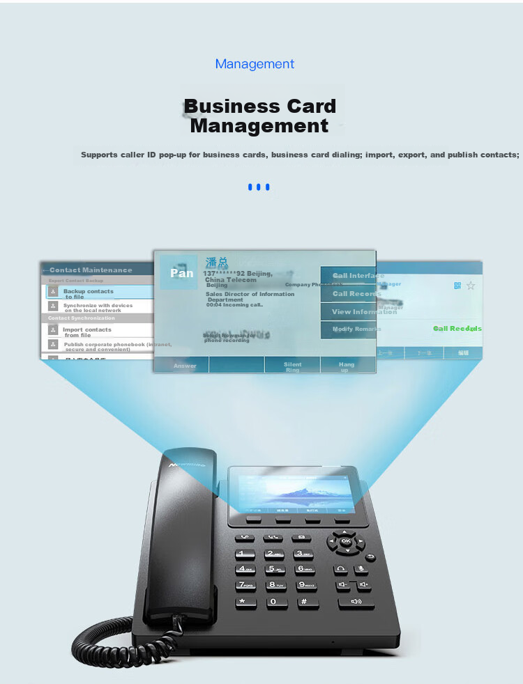 IP-телефон Newmine HL2008TSD-9082(R) с записью разговоров, Android Smart Phone, поддержка черного списка для адресной книги и внутренних систем