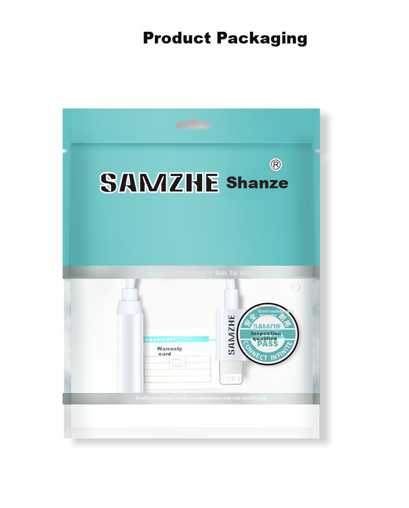 Переходник SAMZHE Lightning на 3.5 мм для наушников, аудиоконвертер для iPhone