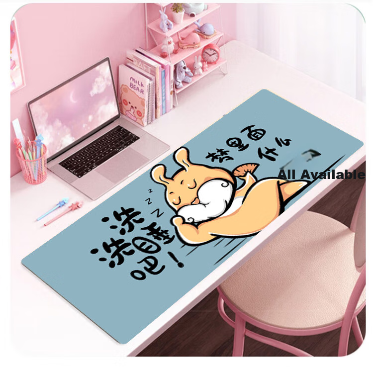 Игровой коврик для мыши Lingshe 800x300x3 мм, сверхбольшой, утолщенный, с точной блокировкой краев, G-08, подарочный набор "Мой сон"