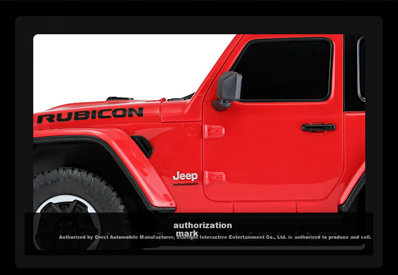 Радиоуправляемый джип Rastar Jeep Wrangler 1:24, желтый, модель 79500, подарок для мальчика