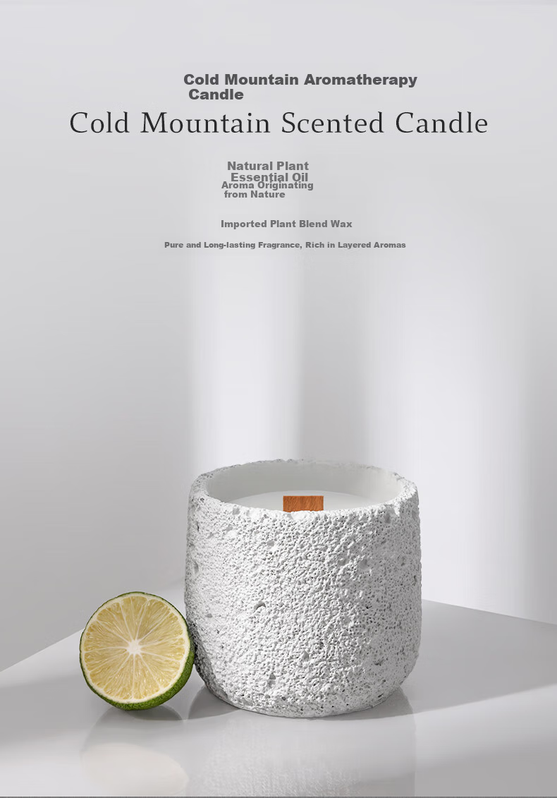 Ароматическая свеча Songchao Cold Mountain Spring Rain, ароматизатор для спальни, нишевый высококлассный орнамент, подарок на день рождения и Новый год для женщин