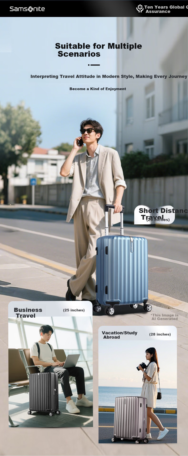Чемодан Samsonite 28 дюймов