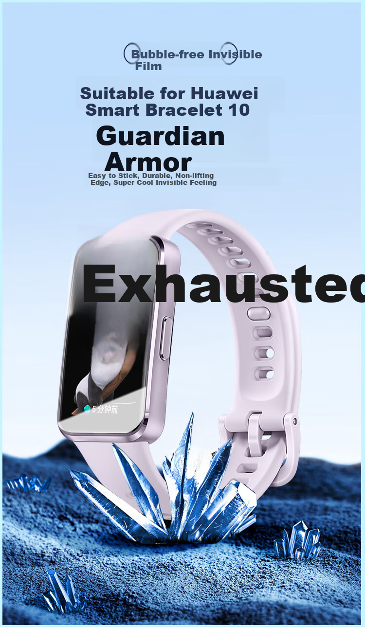 Защитная пленка Mohou для Huawei Band 10, гидрогелевая, полная защита экрана, противоотпечатковая, мягкая пленка, 2 шт.