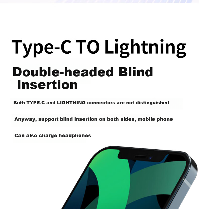 Кабель Masentek Lightning - USB Type-C (30W) для быстрой зарядки PD, 1 м, белый