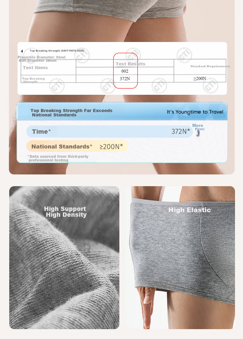 Одноразовые мужские трусы-боксеры Youshiguang, 3 пары, размер 2XL, из 100% хлопка, стерильные, для путешествий