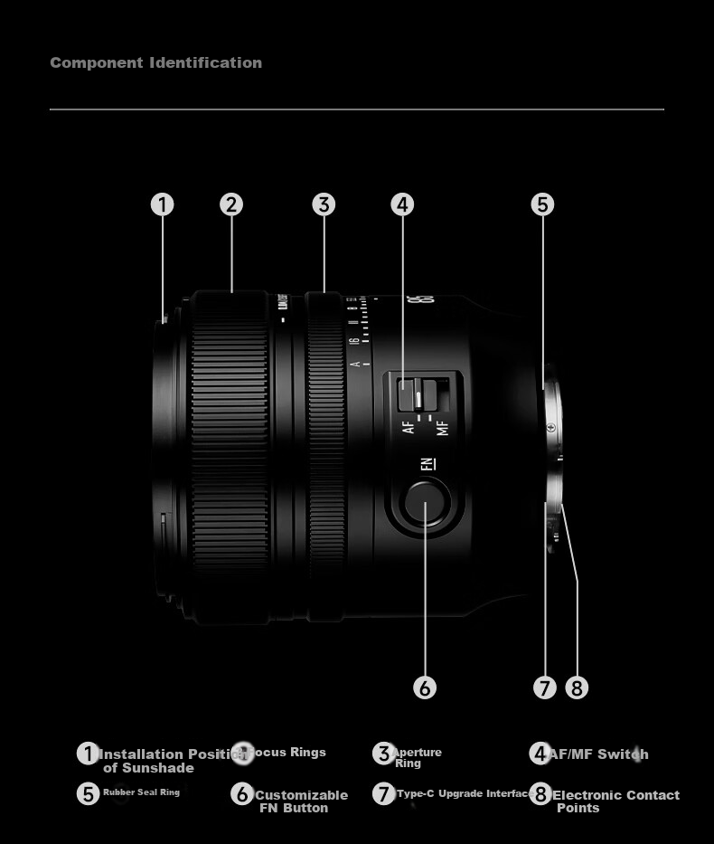 Объектив Xingyaoguangxue Star AF85mm F1.8, полнокадровый, автофокус, портретный, с большой диафрагмой, совместимый с байонетом Nikon Z