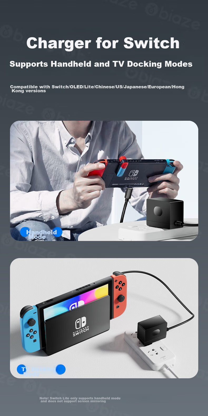 Зарядное устройство для Nintendo Switch