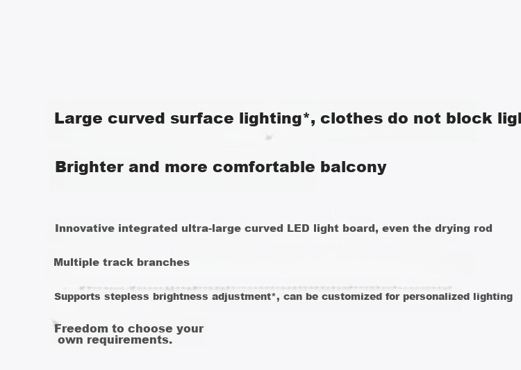 Умная сушилка для белья Mijia Smart Clothes Drying Rack Pro, Moonlight White, Xiaomi Electric Invisible Clothes Hanger, ультратонкая встраиваемая установка