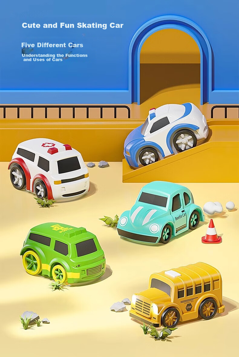 Детский игровой трек Miaobeile для мальчиков и девочек от 3-6 лет, парковочный трек, подарок на Новый год