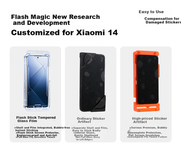 Защитное стекло SmartDevil для Xiaomi 14, противоударное, антибликовое, HD, 2 шт.