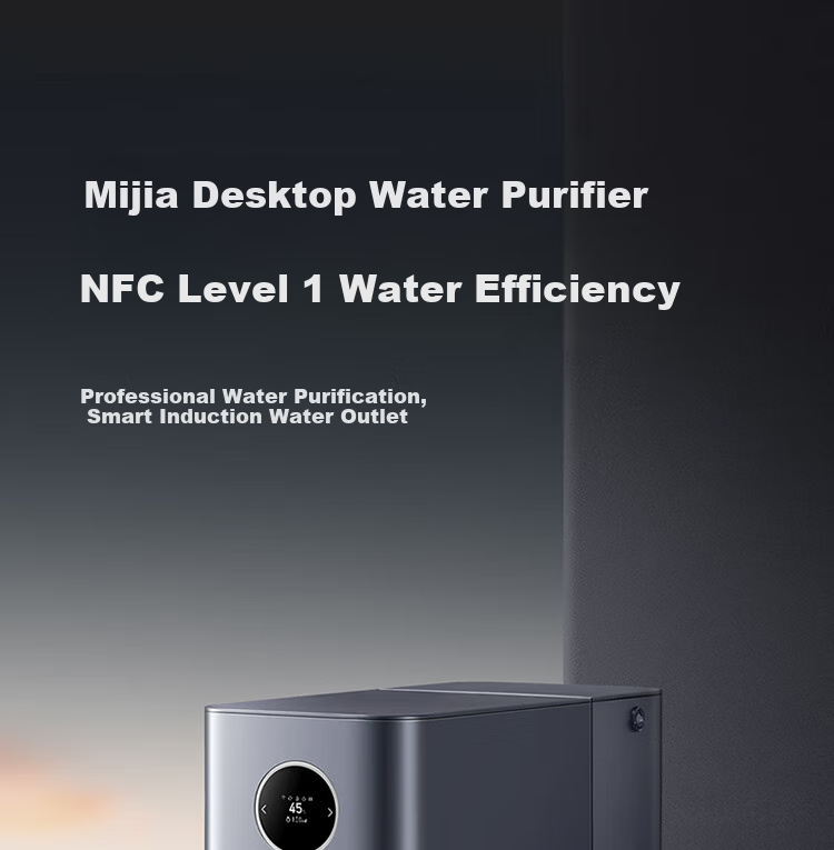 Умный настольный фильтр для воды Xiaomi Mijia RO обратный осмос, система очистки воды с NFC, мгновенный нагрев, разделение отходов, резервуар для воды, уровень 1 энергоэффективности MRH142b