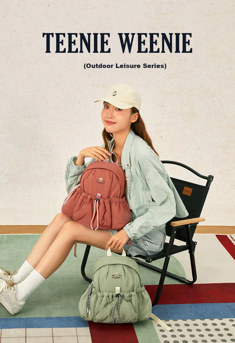 Рюкзак Teenie Weenie для женщин, легкий уличный дорожный рюкзак TW Bear Commuter Sports Mini, подарок на Новый год и День святого Валентина