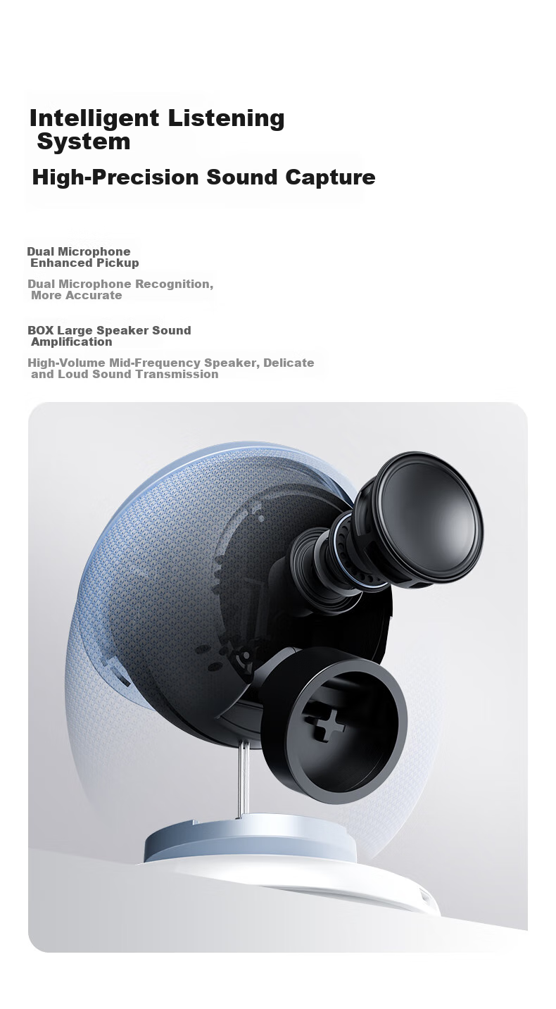 Камера видеонаблюдения Huawei Zhixuan Queidan Pro, HarmonyOS, 8Мп, 360°, ночное видение, панорамный обзор, удаленные звонки