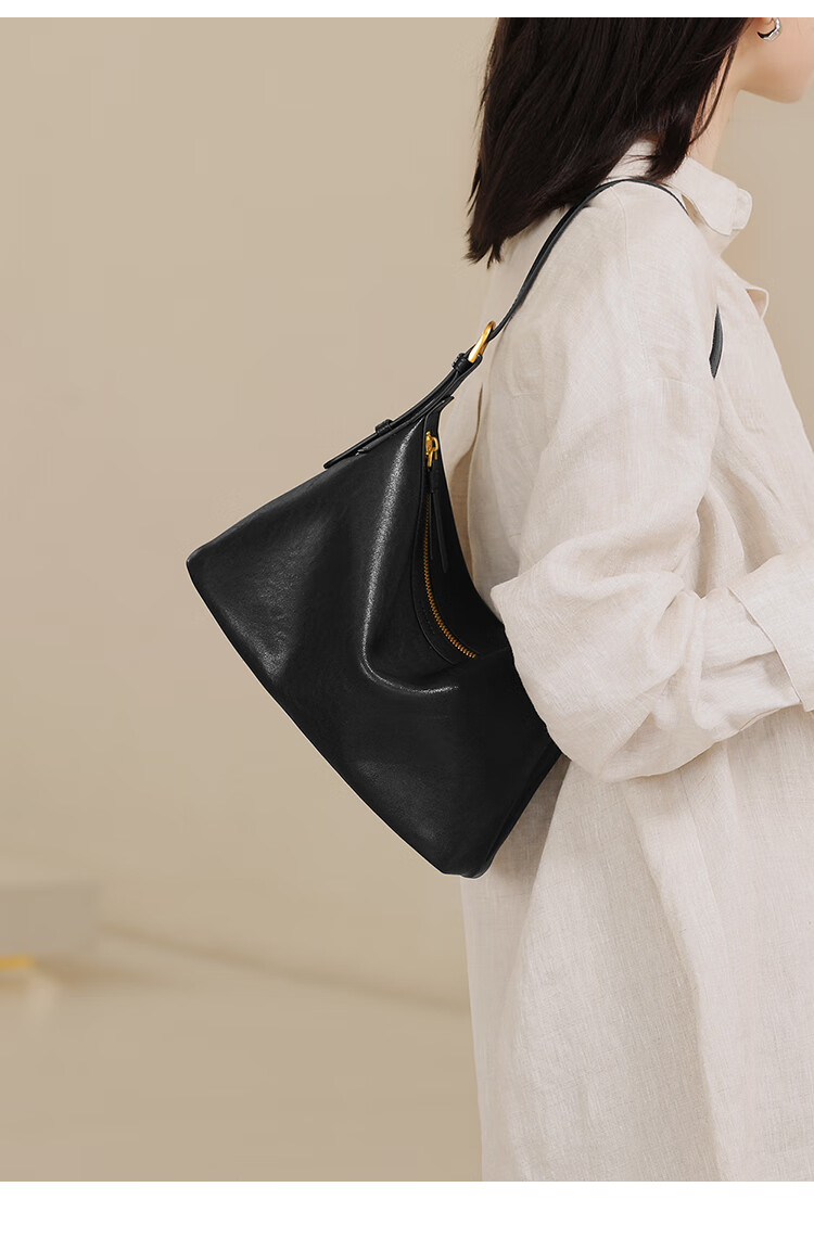 Сумка Mood Hobo из натуральной кожи, большая вместительная сумка через плечо для работы и повседневного использования, подарок на День Рождения и День Святого Валентина