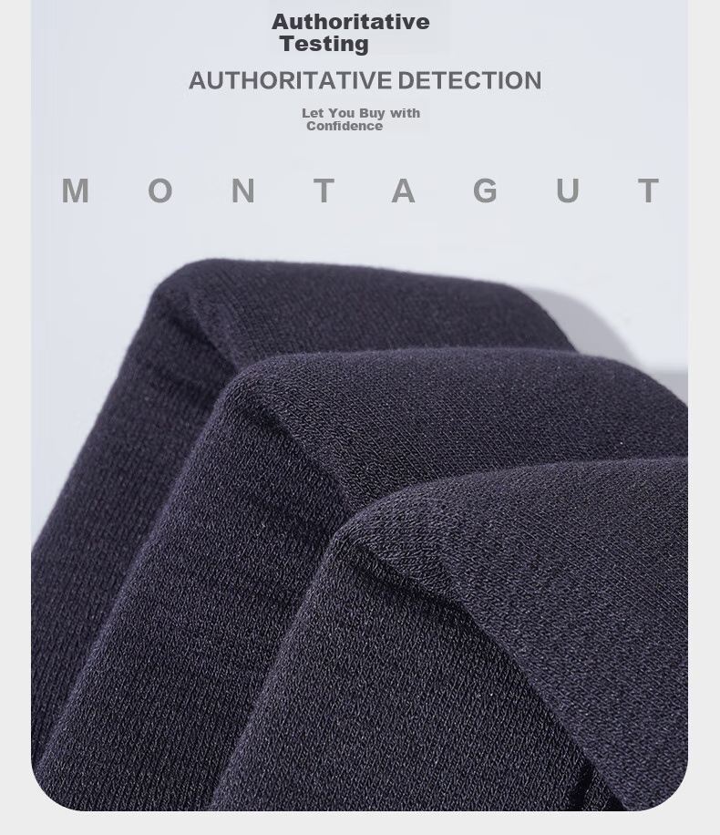 Мужские носки MONTAGUT из шелка и модала, антибактериальные, дышащие, всесезонные, средней длины, 5 пар