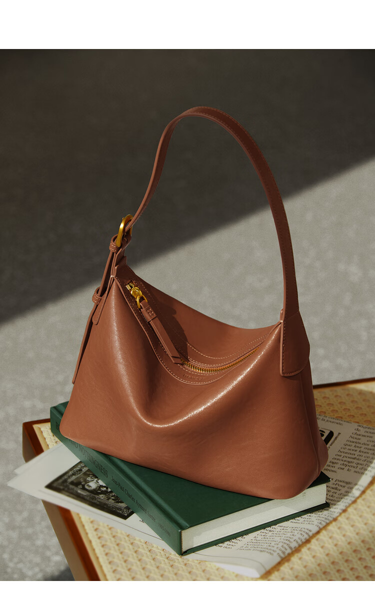 Сумка Mood Hobo из натуральной кожи, большая вместительная сумка через плечо для работы и повседневного использования, подарок на День Рождения и День Святого Валентина