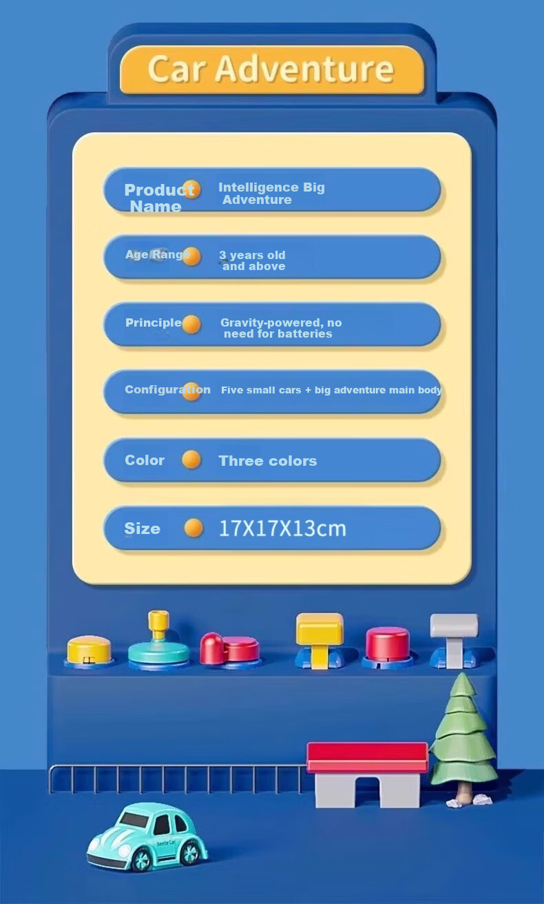Детский игровой трек Miaobeile для мальчиков и девочек от 3-6 лет, парковочный трек, подарок на Новый год