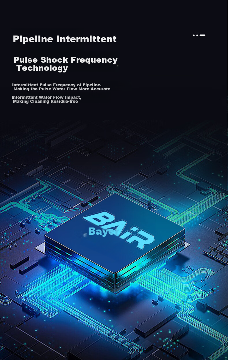 Профессиональный ирригатор BAIR M3Plus для полости рта, электрический портативный бытовой очиститель зубов, отбеливатель зубов, устройство для чистки и ополаскивания съемных протезов, белый
