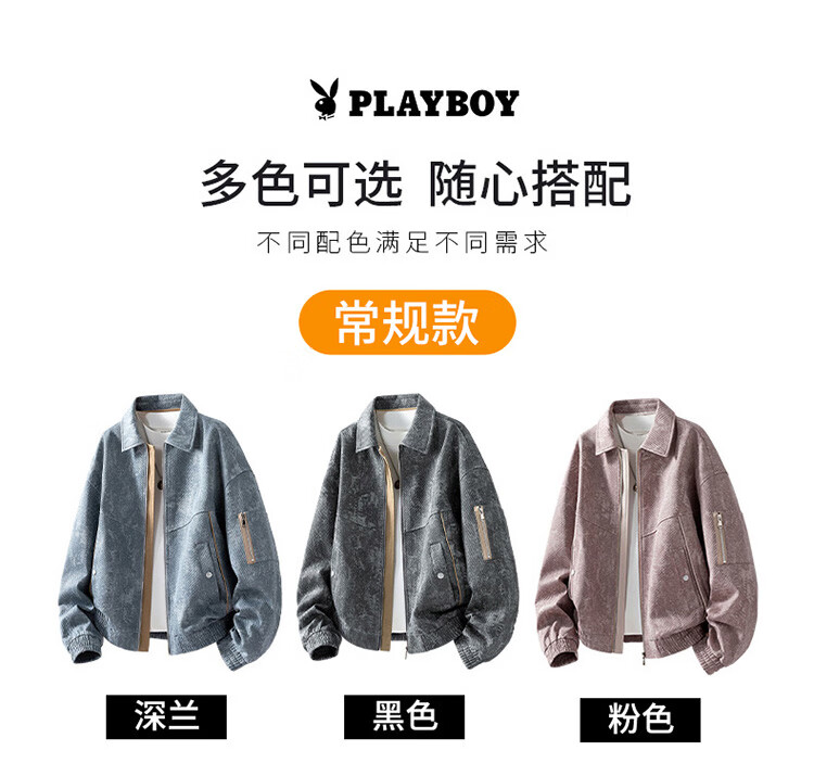 Мужская джинсовая куртка PLAYBOY, осень-зима, повседневная стильная джинсовая куртка