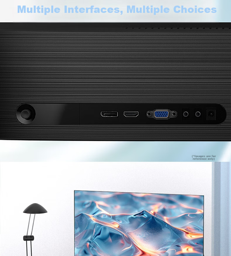 Компьютерный монитор Zhanghong 27 дюймов, 27G7F, IPS, 1920x1080, 100 Гц, 6 мс, HDMI/DP/VGA, черный