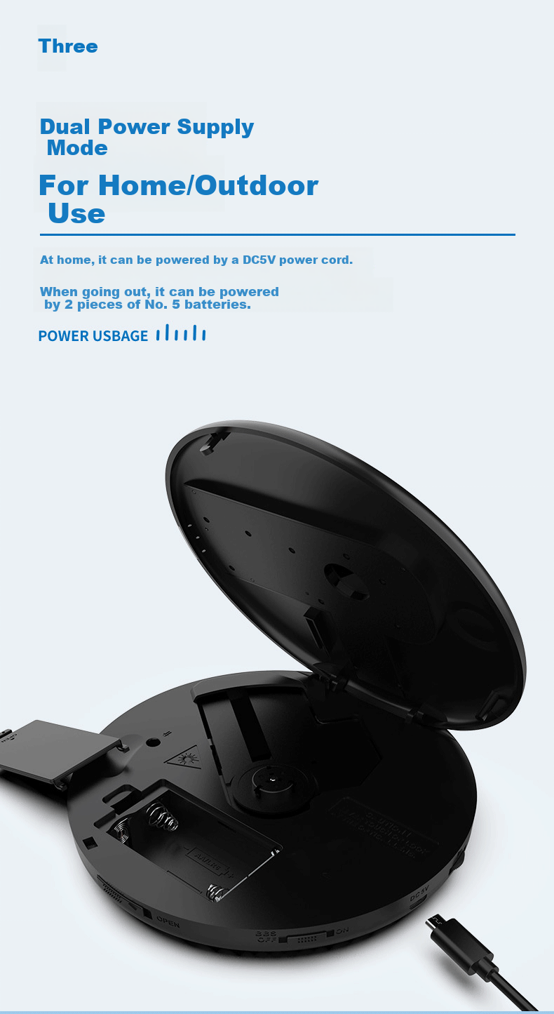 Портативный CD-плеер PHILIPS EXP2368 с Bluetooth, антишок, черный