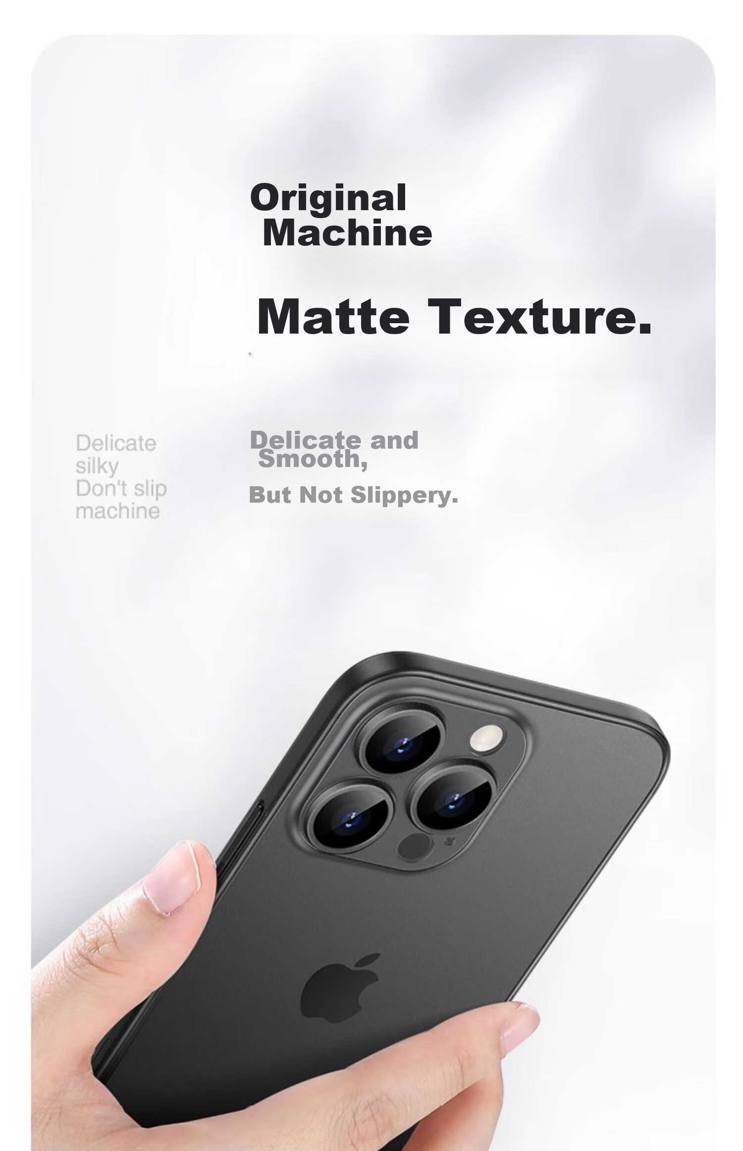 Чехол-накладка DIVI для Apple iPhone 13, ультратонкий, матовый, полупрозрачный, синий
