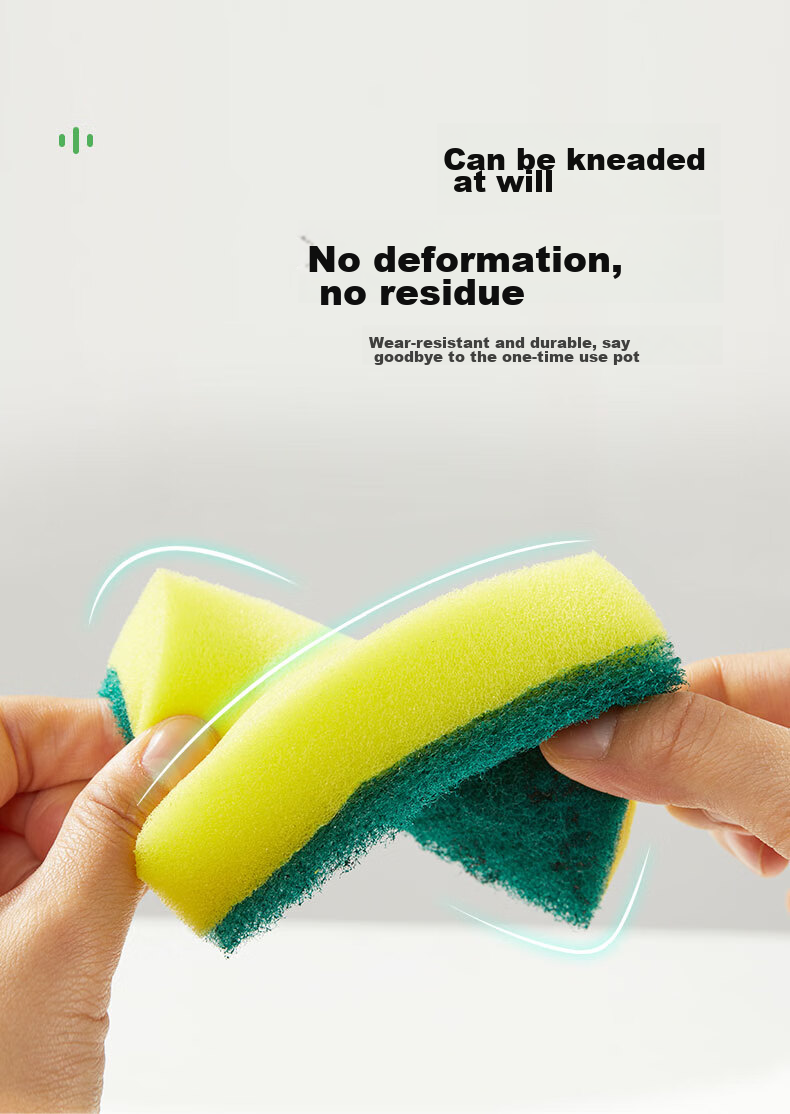 Губка для мытья посуды 3M Scotch-Brite G6215, классическая, 5 штук в упаковке