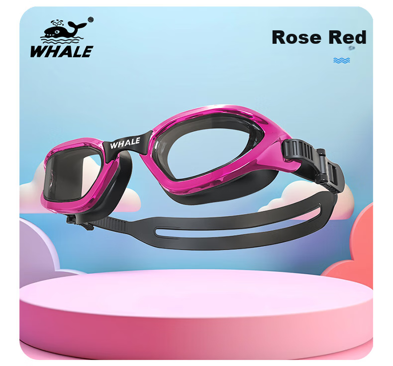 Детские противотуманные очки для плавания SPRING SWHALE, водонепроницаемые, защитные очки для плавания и дайвинга