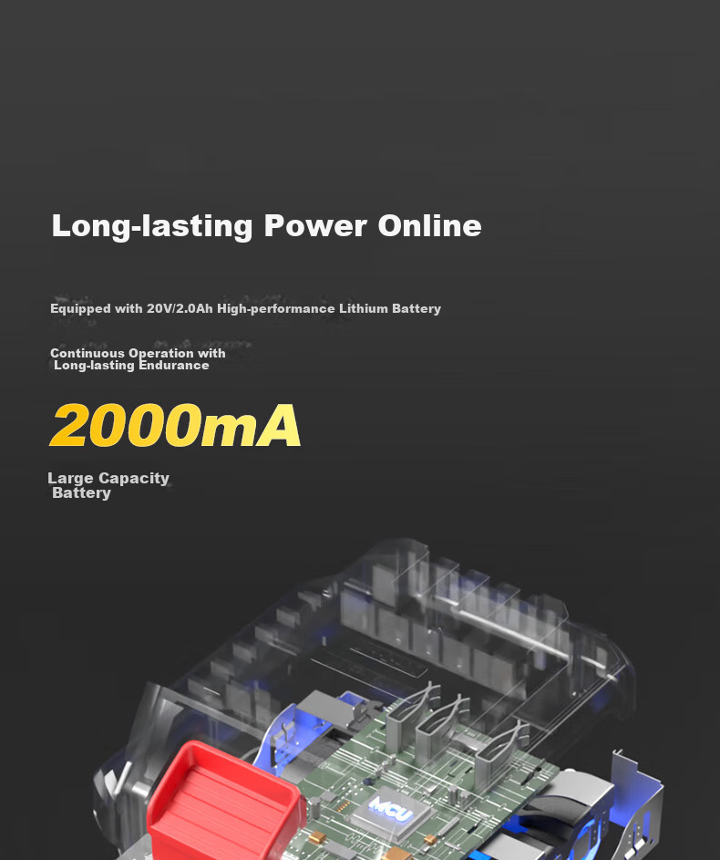 Аккумуляторный ударный гайковерт Dongcheng DCPL02-208D, 20В, 208 Нм, 2.0 Ач, без щеток, с подсветкой, 1/4 дюйма