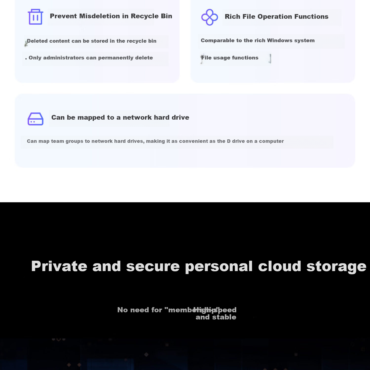 Сетевое хранилище данных ZSPACE Q2C, 2 отсека, 4 ядра, 2 ГБ ОЗУ, 1 Гбит/с