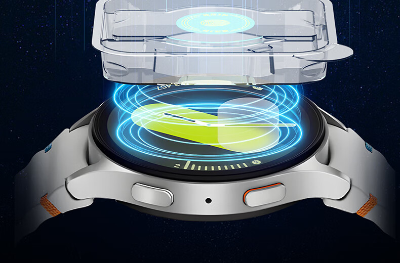 Защитная пленка Smorss для Samsung Watch 7/6 44 мм, 2 шт., противоударная, антибликовая, закаленное стекло