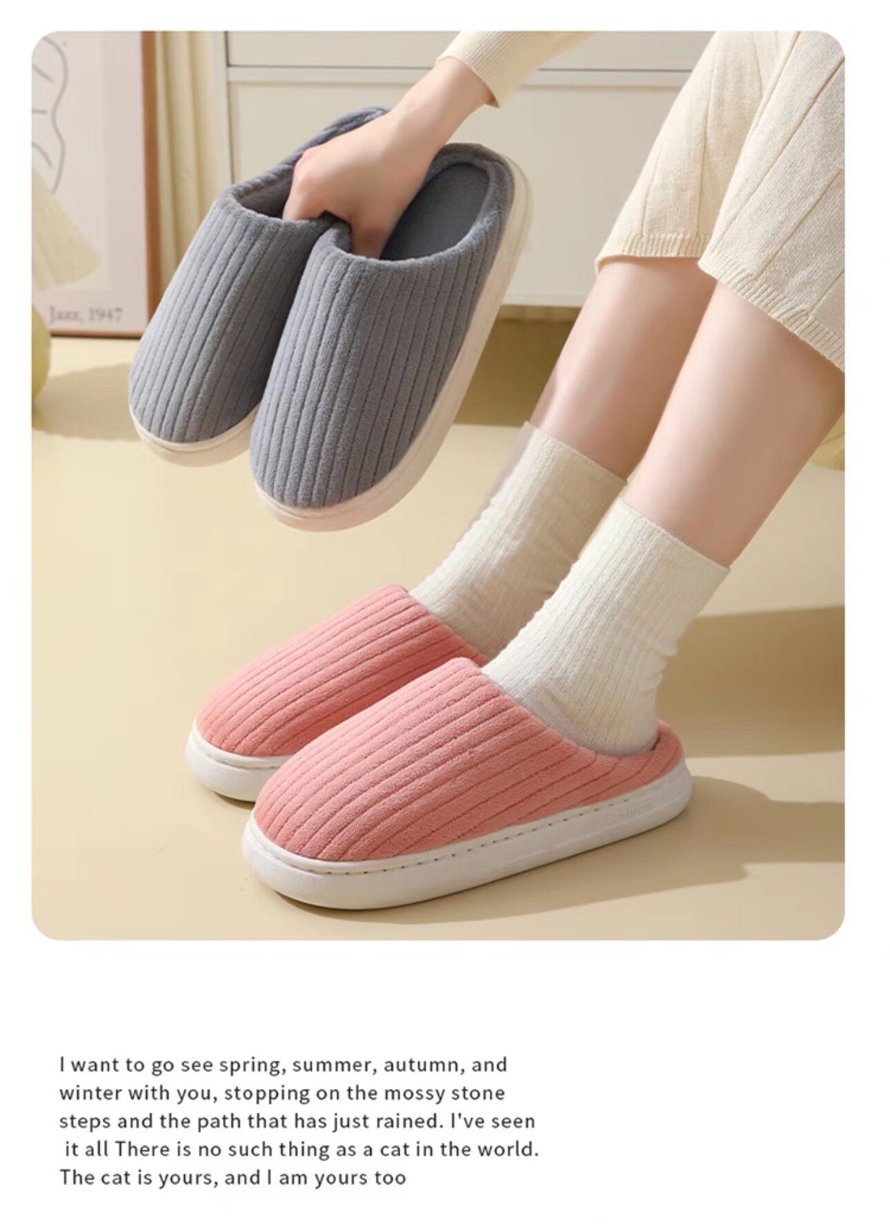 Мужские домашние тапочки FOOTOPPO, зимние меховые тапочки, теплые хлопковые тапочки, нескользящие, для дома и улицы