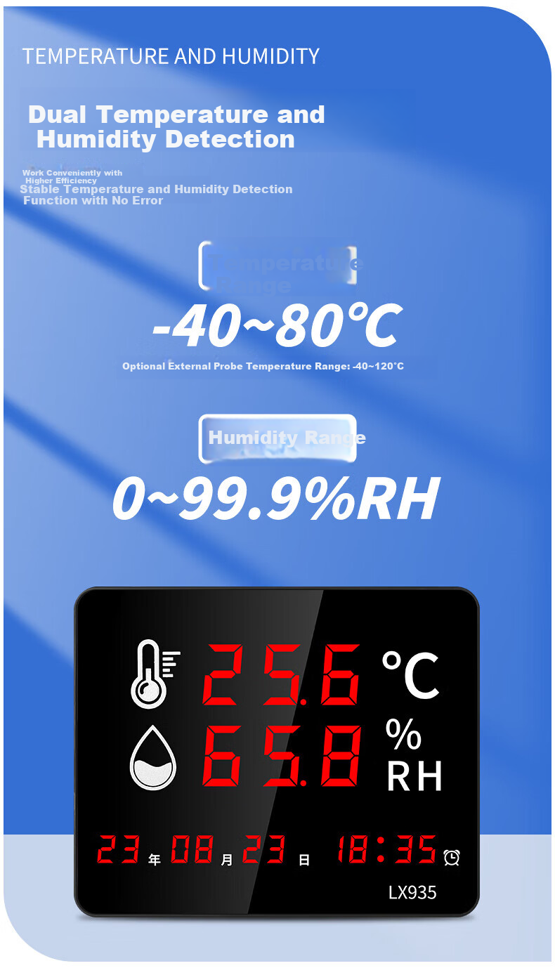 Термогигрометр Rongce LX935