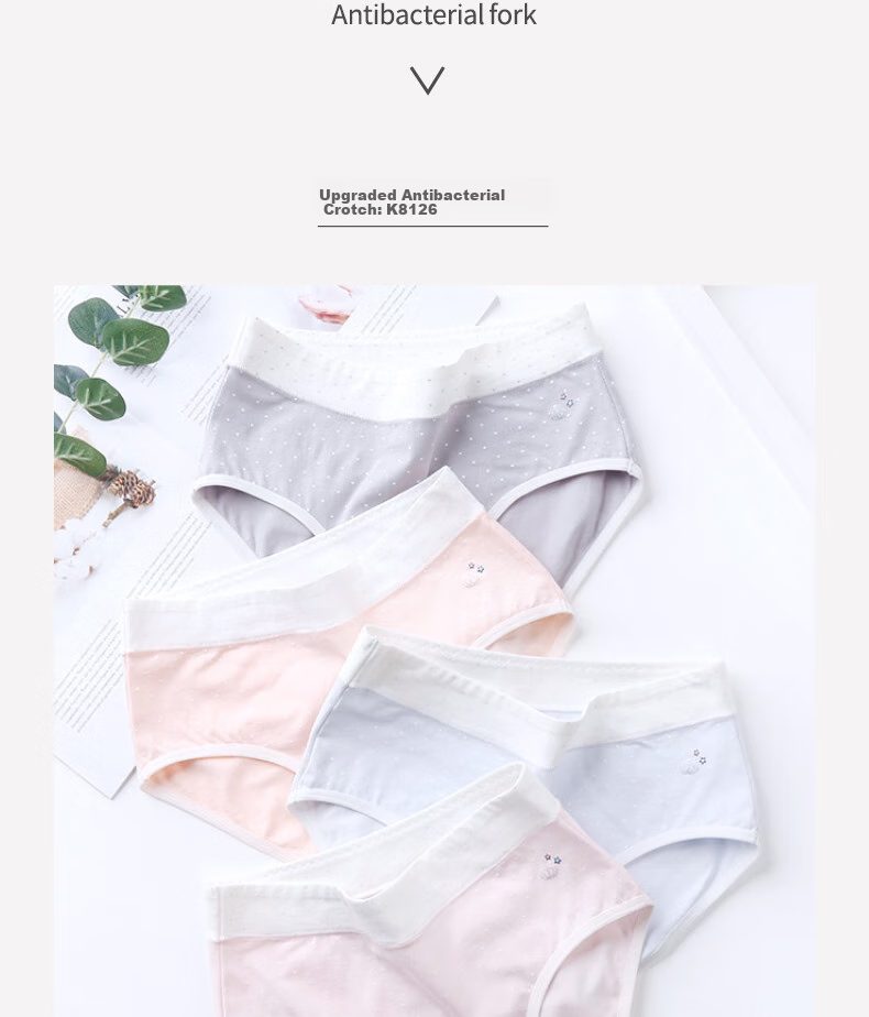 Трусы женские Ailier&ouluola для подростков, хлопок, 4 шт. в упаковке, размер M