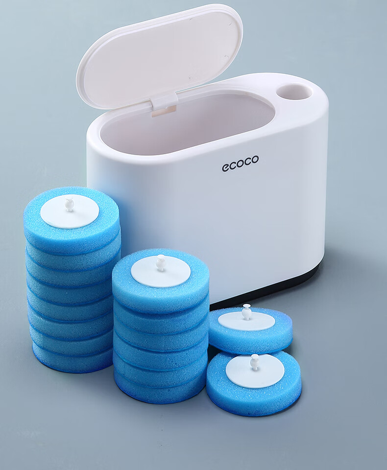 Сменные насадки для туалетного ершика Ecoco, с чистящей жидкостью, набор для чистки ванной комнаты, ароматные, 32 шт.