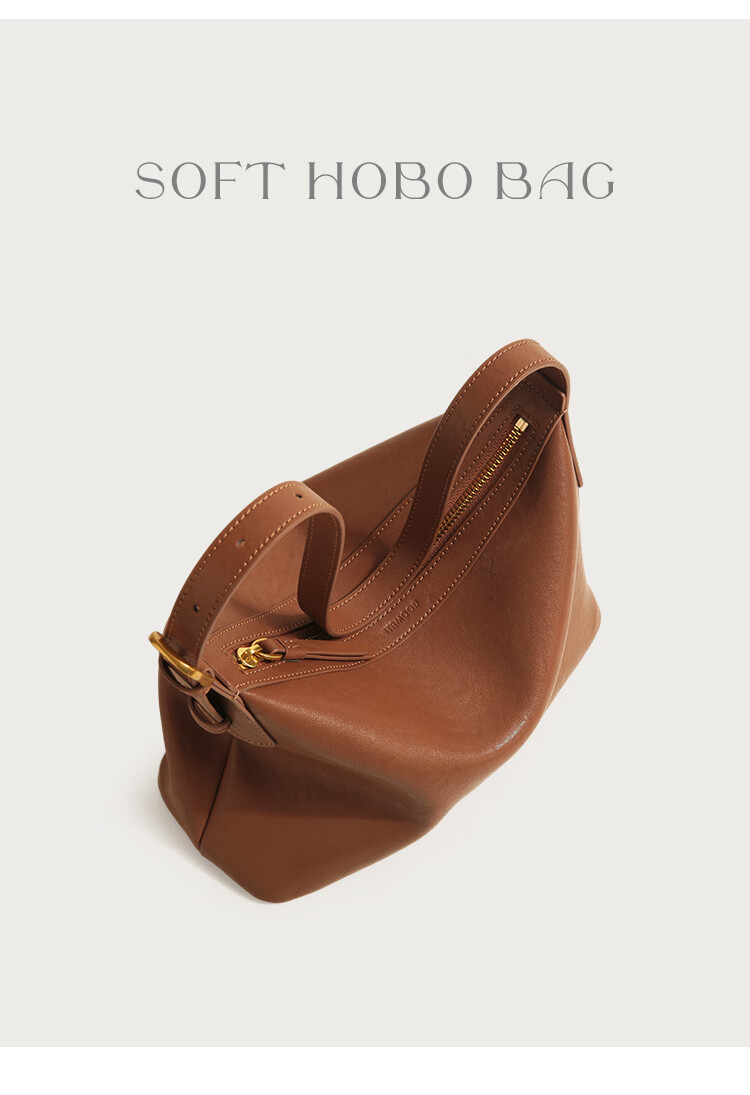 Сумка Mood Hobo из натуральной кожи, большая вместительная сумка через плечо для работы и повседневного использования, подарок на День Рождения и День Святого Валентина