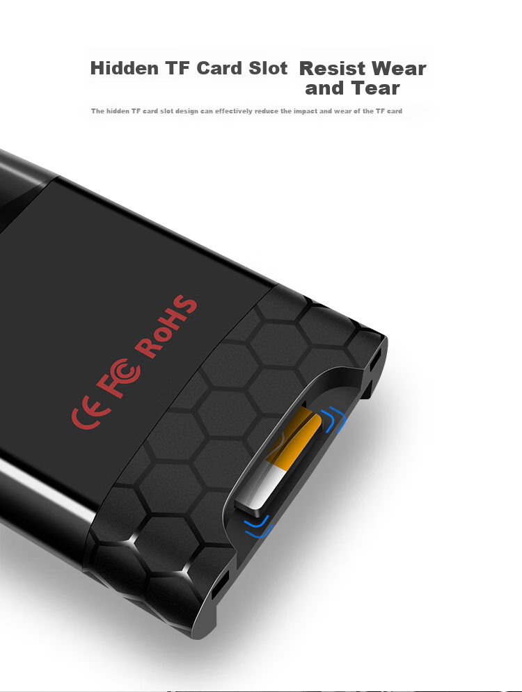 Картридер Chuanyu USB 3.1 Multifunctional, высокоскоростной UHS-II SD/UHS-I TF4.0, совместимый с компьютерами, смартфонами, камерами Apple 17/16 DSLR и картами памяти