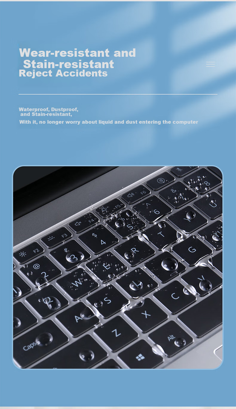 Защитная пленка для клавиатуры Jichuan для Huawei MateBook D14/D14 SE, ультратонкая TPU, пылезащитная, для ноутбуков 2015-2017 годов выпуска