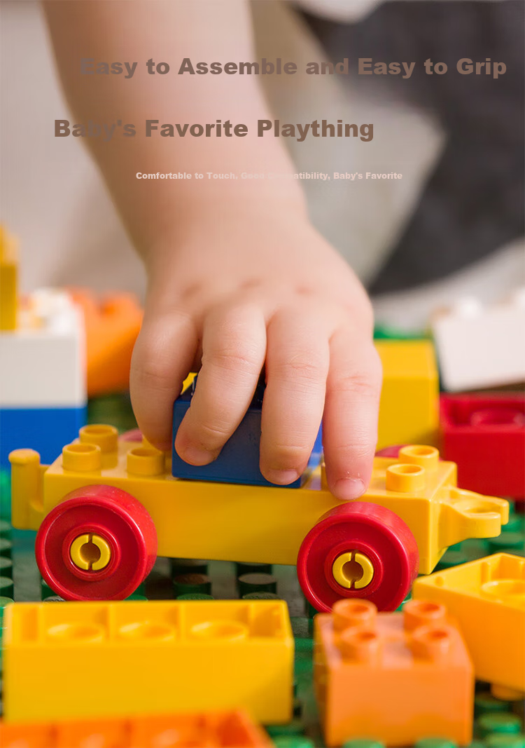 Конструктор AIFUER, совместимый с крупными деталями, 3D сборка для мальчиков и девочек, возраст 3-6 лет, подарок на Рождество