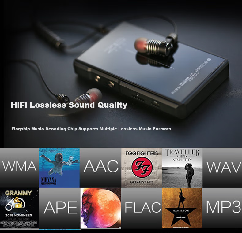 MP3/MP4 плеер Yueguangbaohe M1601, 32 ГБ, Bluetooth, карта памяти, lossless, электронная книга, длительное время ожидания, портативный плеер для студентов