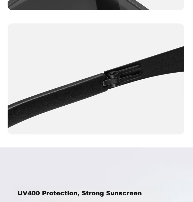 Солнцезащитные очки Mijia Polarized Sunglasses, ультратонкие складные, квадратная оправа, антибликовые, защита от УФ-лучей, для вождения, унисекс, пилотский стиль