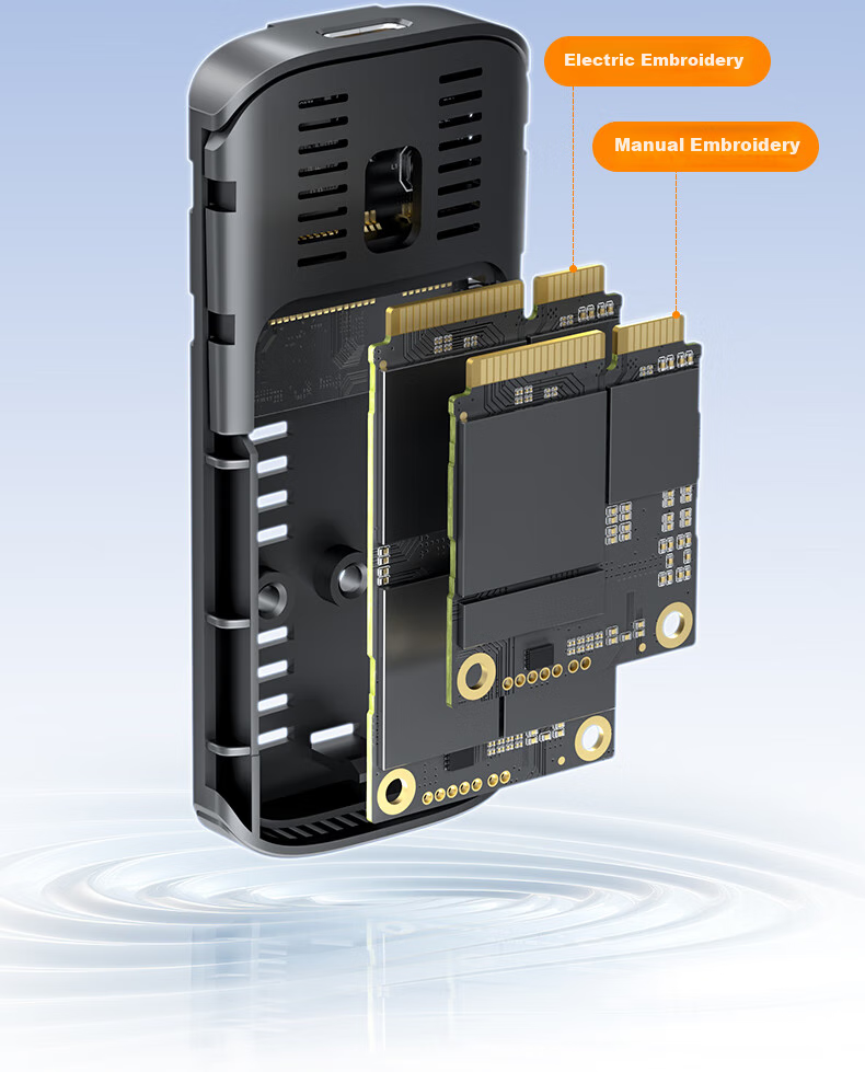 Внешний корпус M.2 NVMe SSD Mihu GM05, USB Type-C, 5 Гбит/с, алюминиевый сплав, для SSD 2230/2242/2260/2280, черный